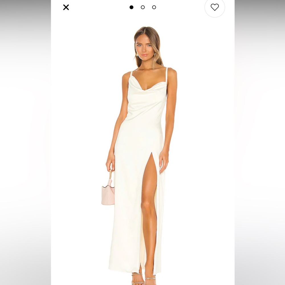 Camila Coelho | Reyna Maxi Dress in Pearl White